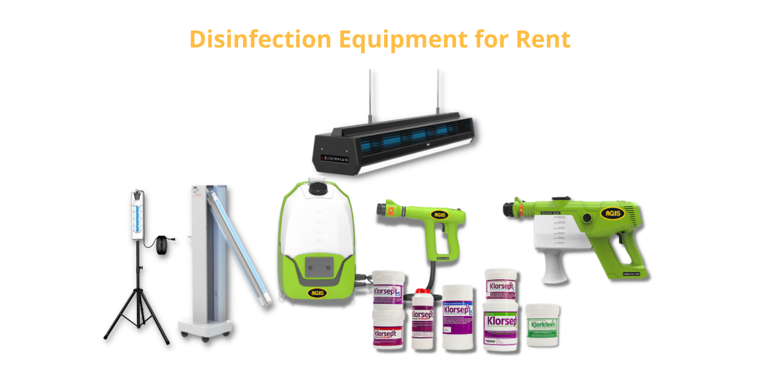 Rent from our extensive range of disinfection equipment