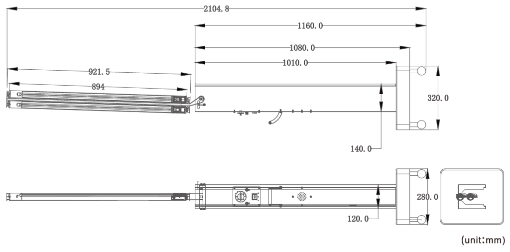 agis sterilisation uvc trolley